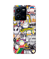 Sticker Bomb Vivo Y35 Back Cover